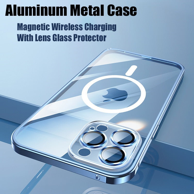 LZINA™ | Metal Bumper Aluminum Magnetic Phone Case