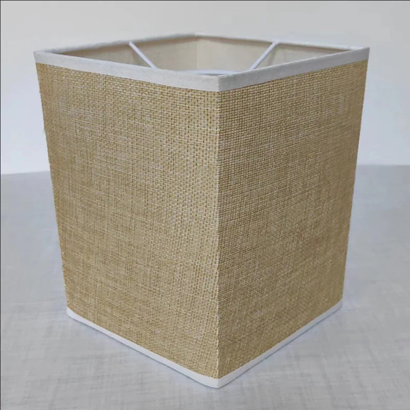 BowLift LinenGlow Linen Lampshade for Table Lamps - Soft Natural Linen Shade