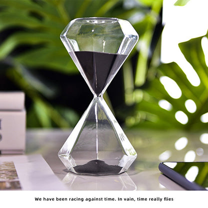 LZINA™ | 5–60 Minute diamond hourglass, hourglass, hourglass, children's gift, hourglass, home decoration, available in multiple color options