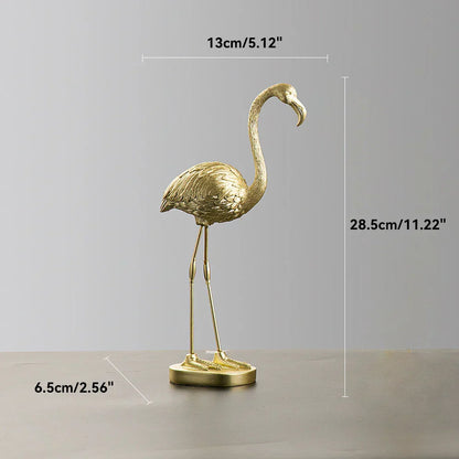 LZINA™ | Nordic Flamingo Figurine Figure Statue Sculpture Living Room Office Wedding Party Ornaments Home Decor Decoration Accessories
