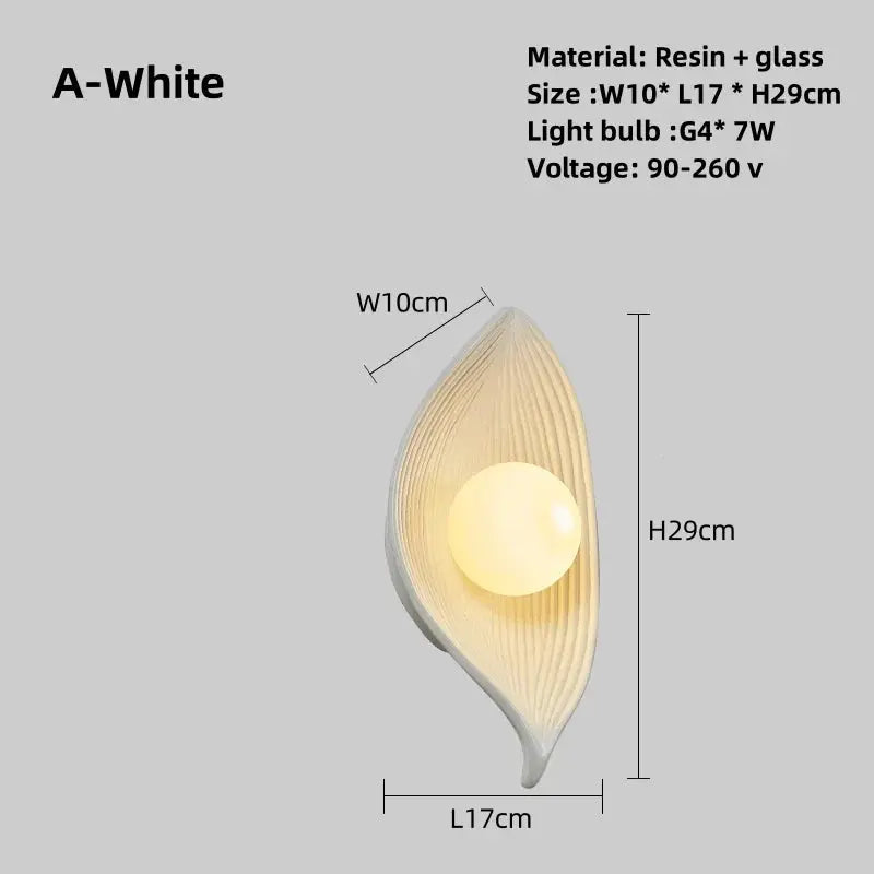 BowLift Wall Lamp - LED Leaf Gold, Elegant Design
