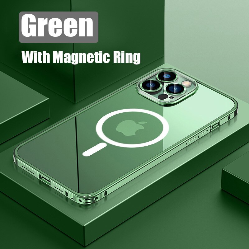 LZINA™ | Metal Bumper Aluminum Magnetic Phone Case
