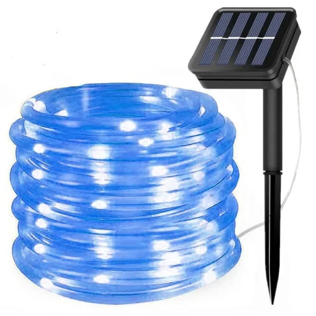 LZINA™ | LED Solar String Lights - Outdoor Waterproof Lights for Christmas, Garden, Lawn, Trees, Fence, and Pathway Decor