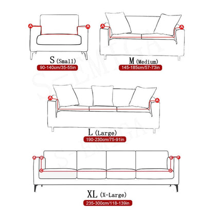 BowLift | Modern Non-slip Colorful Elastic Sofa Cover