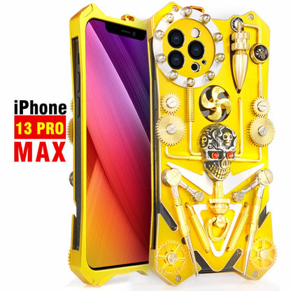BowLift | Mechanic Skull Cyberpunk Style iPhone Case