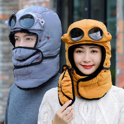 LZINA™ | Polar Vision Thermo Windproof Face Covering Beanie