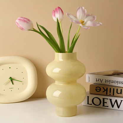 LZINA™ | Chubby 2-stage glass vase