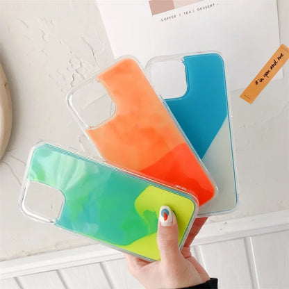 LZINA™ | Luminous Quicksand iPhone Case