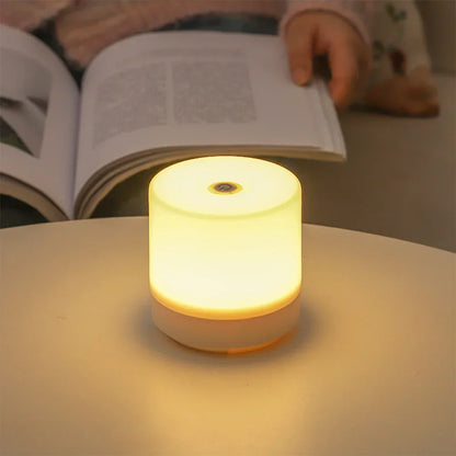 BowLift USB Nightstand Lamp — Creative Touch-Dimming LED Night Light for Bedroom and Dormitory