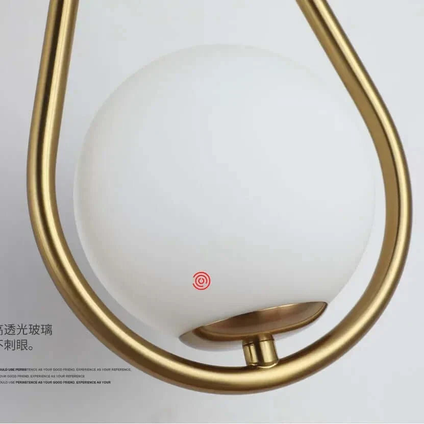 BowLift Drop Luxury Glass Ball Wall Sconce