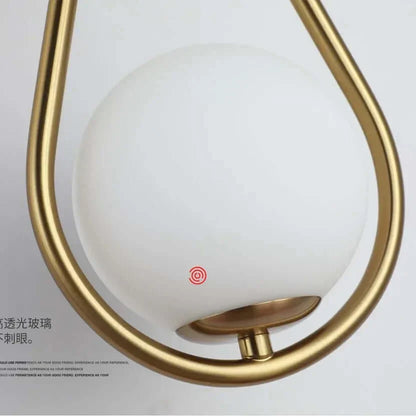BowLift Drop Luxury Glass Ball Wall Sconce