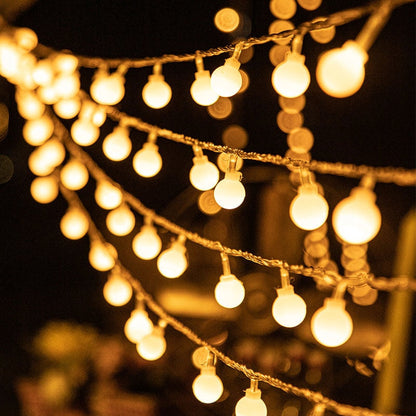 BowLift LED Fairy Bubble String Lights – Festive Sparkle for Holiday Decor