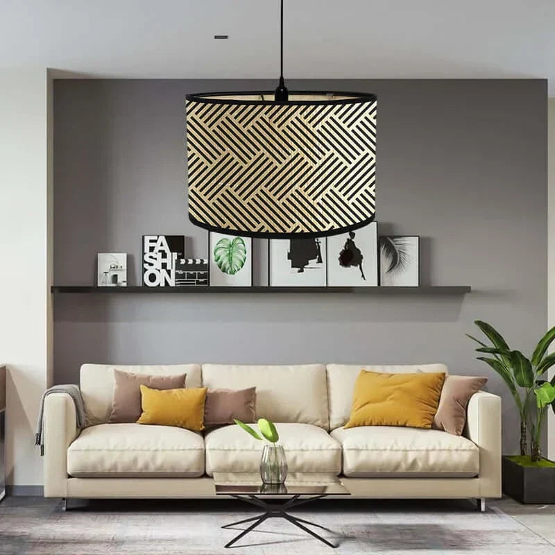 BowLift | Art Deco Drum Lampshade