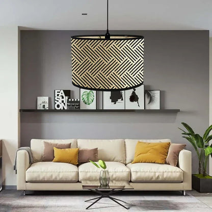 BowLift | Art Deco Drum Lampshade