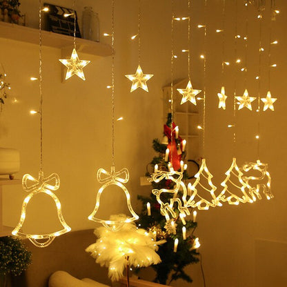 LZINA™ | Solar Moon Star Lamp LED String Lights Decoration