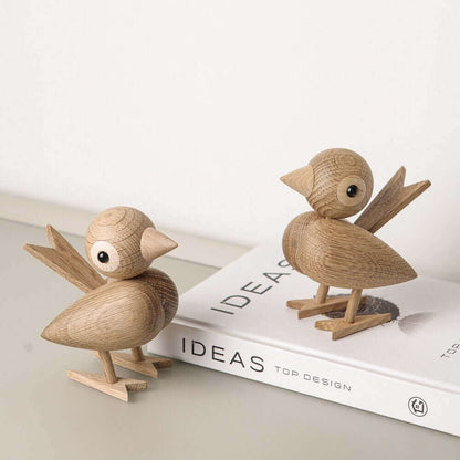 LZINA™ | A little bird told me, Nordic wooden ornament