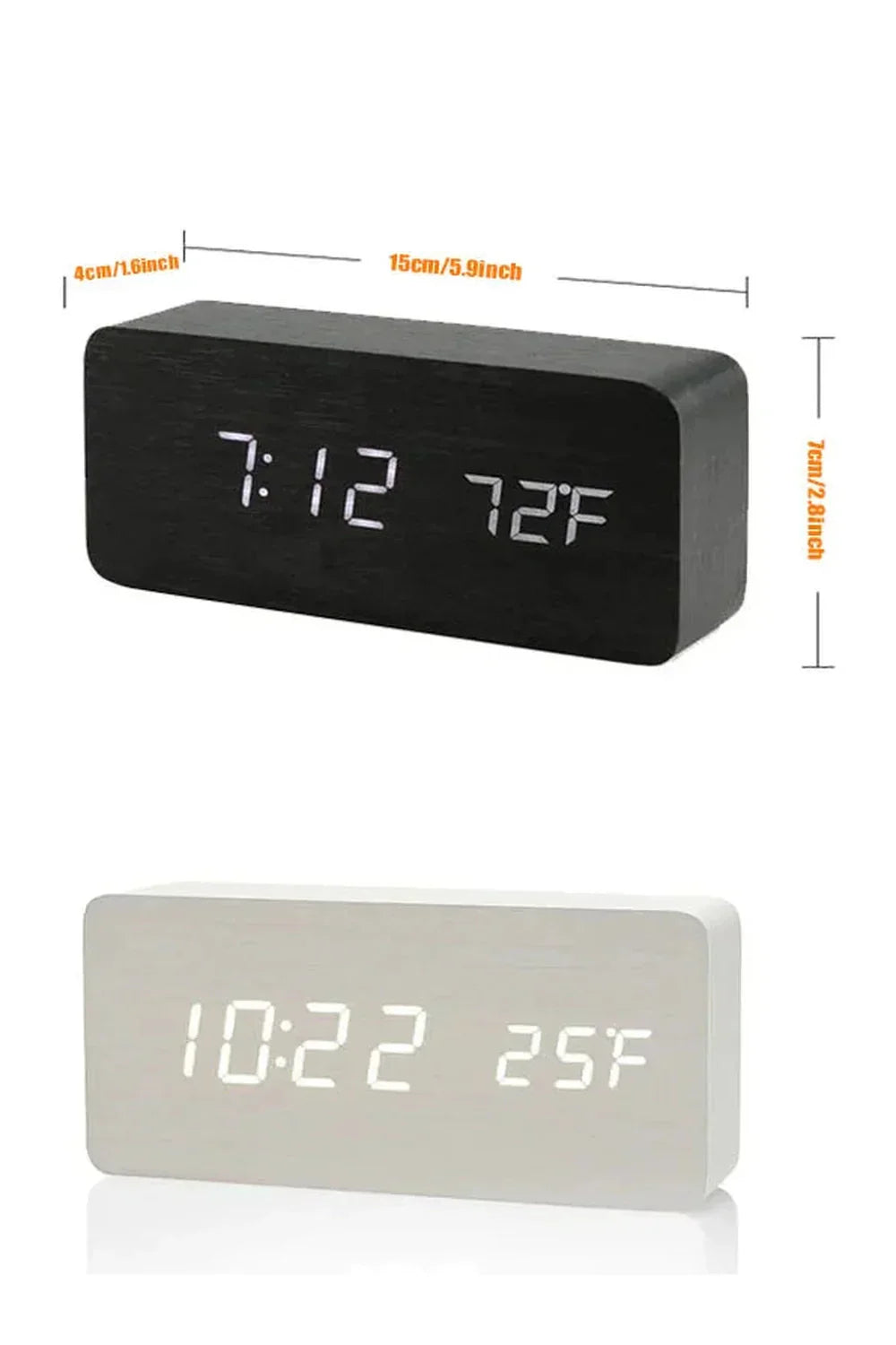 BowLift | Wood LED Digital Clock