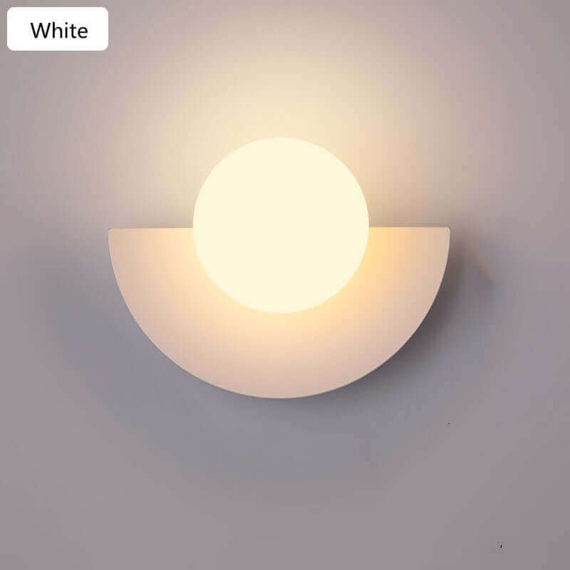 BowLift Half Moon Metal Wall Light – Modern Wall Sconce in 2 Sizes and a Variety of Colors