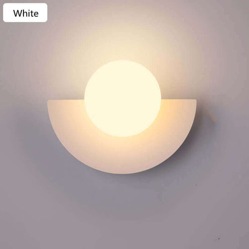 BowLift Half Moon Metal Wall Light – Modern Wall Sconce in 2 Sizes and a Variety of Colors