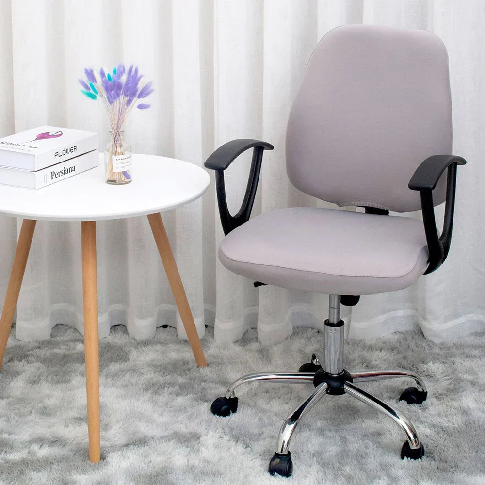 BowLift | 2-piece Split Office Rose Chair Covers