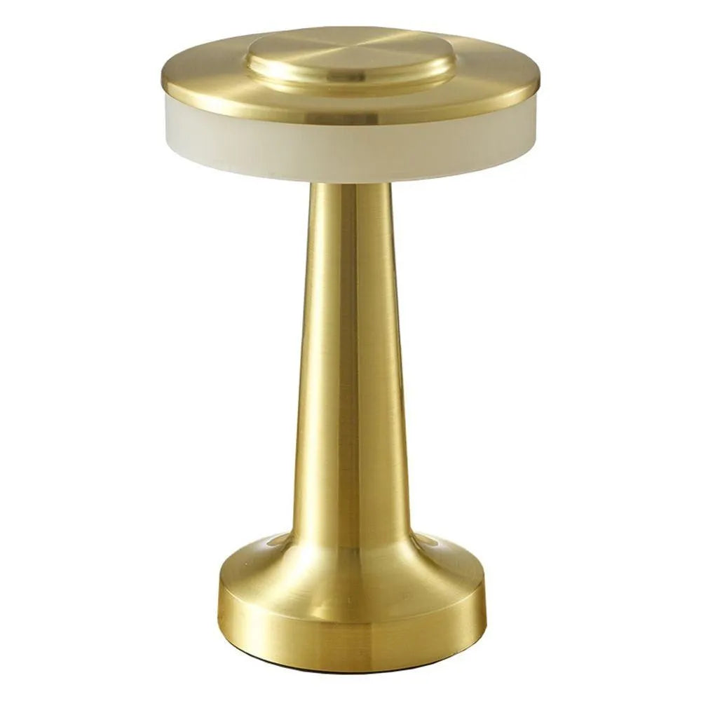 BowLift Retro LED Table Lamp – USB Rechargeable, Infinitely Dimmable Night Light for Bedroom, Bar & Camping, Ambient Lighting