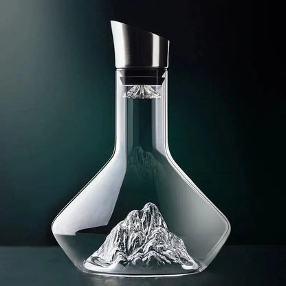 BowLift | 1500ml Iceberg Decanter Creative lead-free crystal material luxury high-quality home red wine wine distributor decanter wine jug