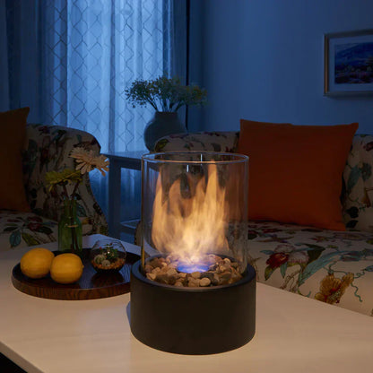 BowLift | LumiFlame – Sleek Modern Portable Heater for Cozy, On-the-Go Warmth