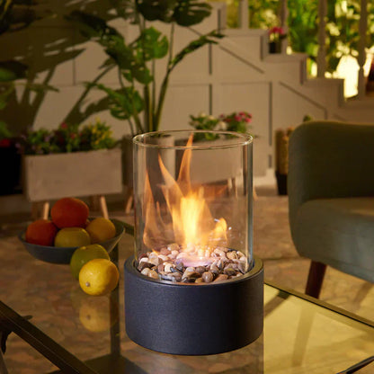 BowLift | LumiFlame: Modern Portable Heater for Instant Warmth Anywhere