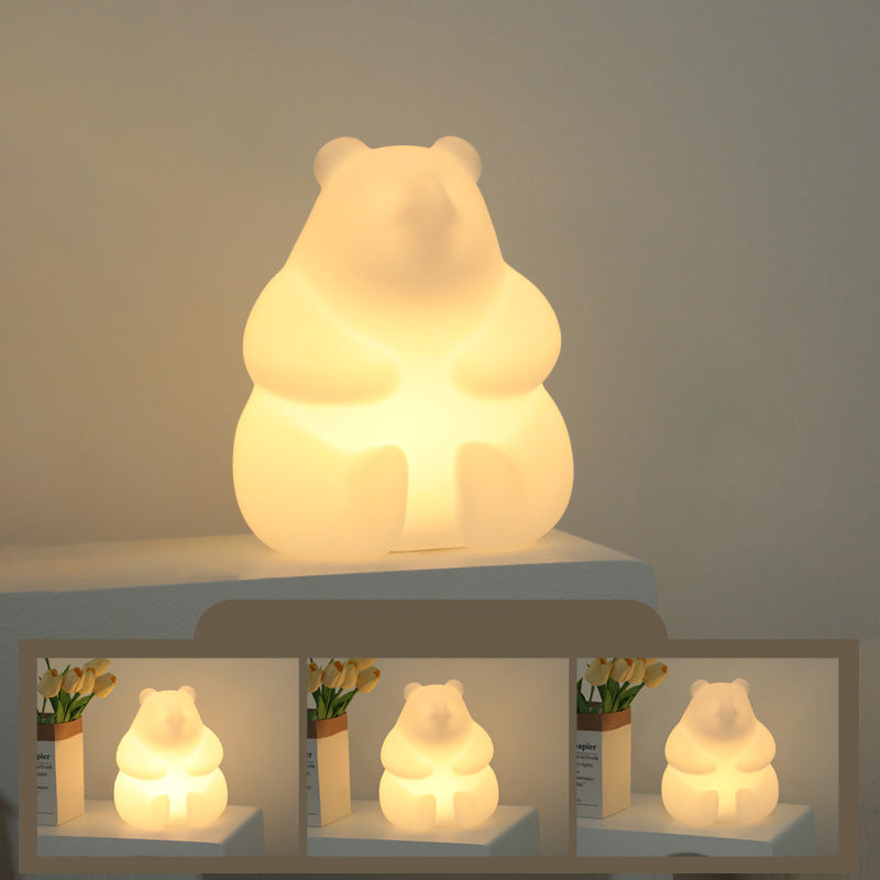 BowLift | Contemporary Bear PE LED Table Lamp with Creative Design for the Living Room