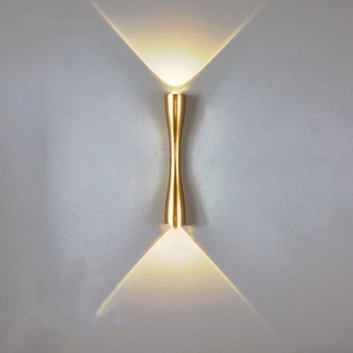 BowLift Modern Minimalist Long-Horn 2-Light LED Wall Light for Indoor & Outdoor Use