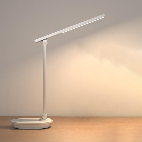 BowLift Modern Double-Foldable Eye-Care LED Desk Lamp, Wireless & Rechargeable