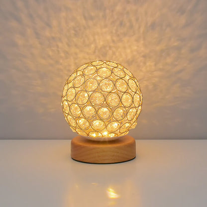 BowLift | Sleek Minimalist Round USB-Rechargeable LED Night Light Table Lamp