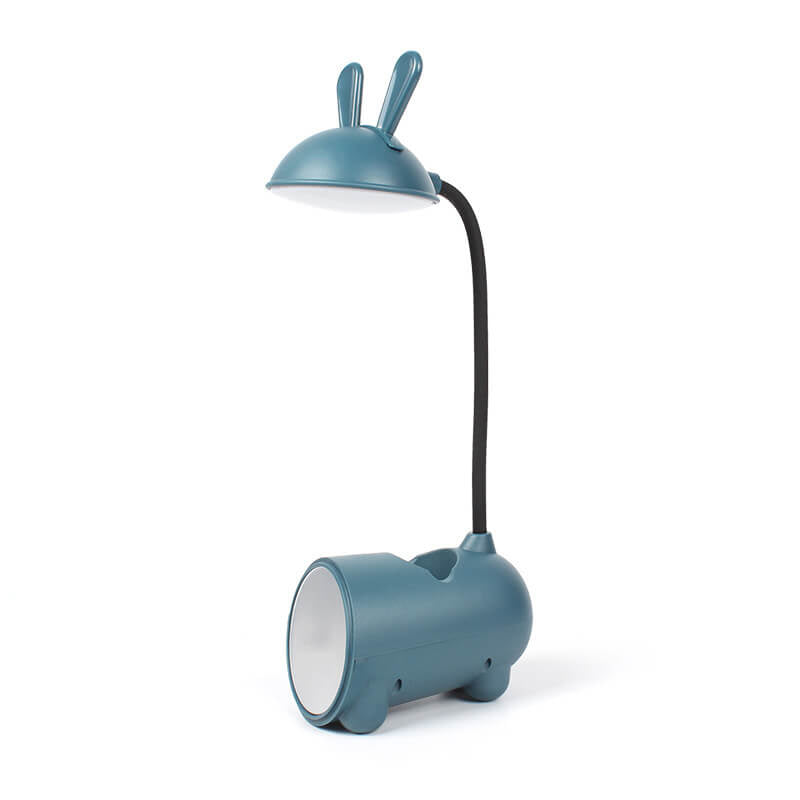 BowLift Cartoon Rabbit LED Touch Desk Lamp with USB Pen Holder