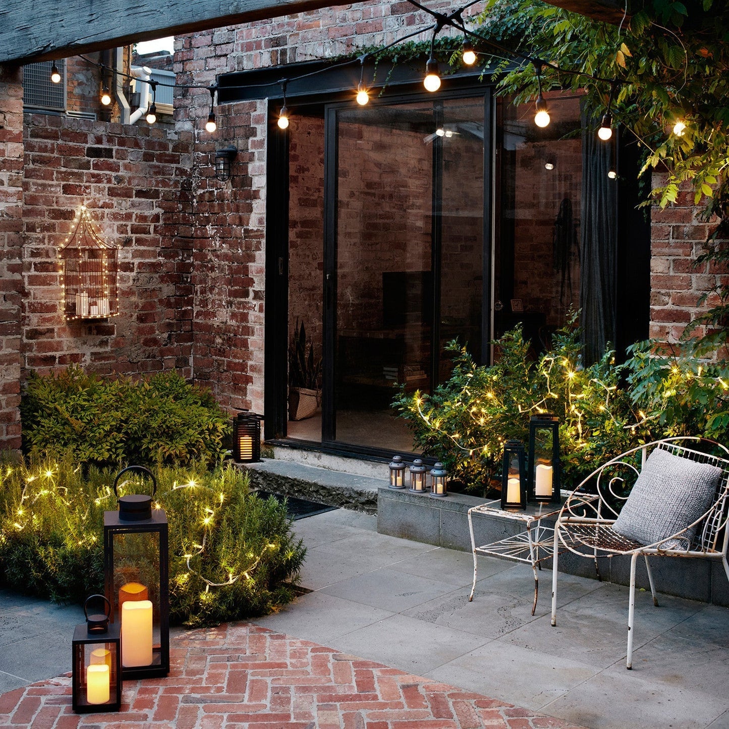 LZINA™ | 100er LED Micro Solar String Lights warm white