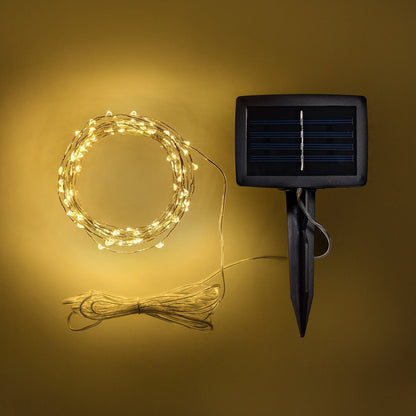 LZINA™ | 100er LED Micro Solar String Lights warm white