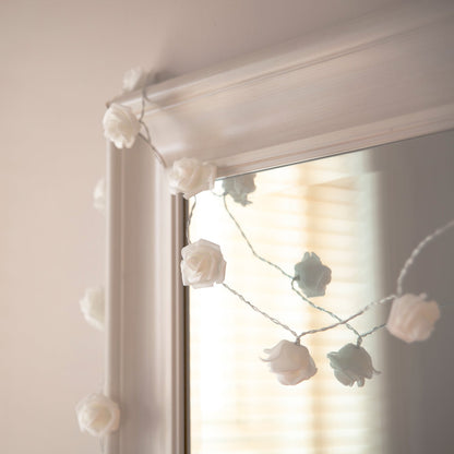 BowLift 30 LED Rose Fairy Lights – Warm White Glow