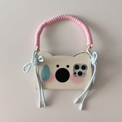 BowLift | Insta-Style Cartoon Westie Flip-Phone Case