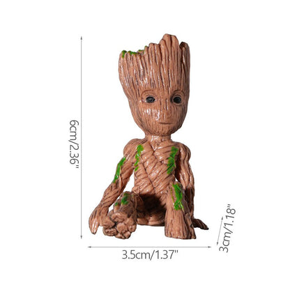 LZINA™ | Cartoon Large Miniature Figure: Playful Office Decoration