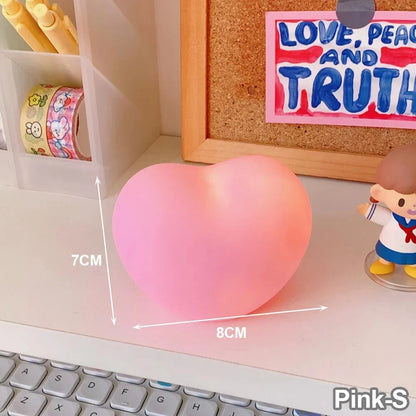 LZINA™ | Heart LED Lamp | 3D Night Light & Decor | Romantic & Creative | Gift for Wedding, Birthday & Christmas