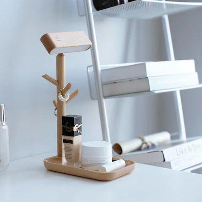 BowLift: Stylish Dimmable Table Lamp with Integrated Storage