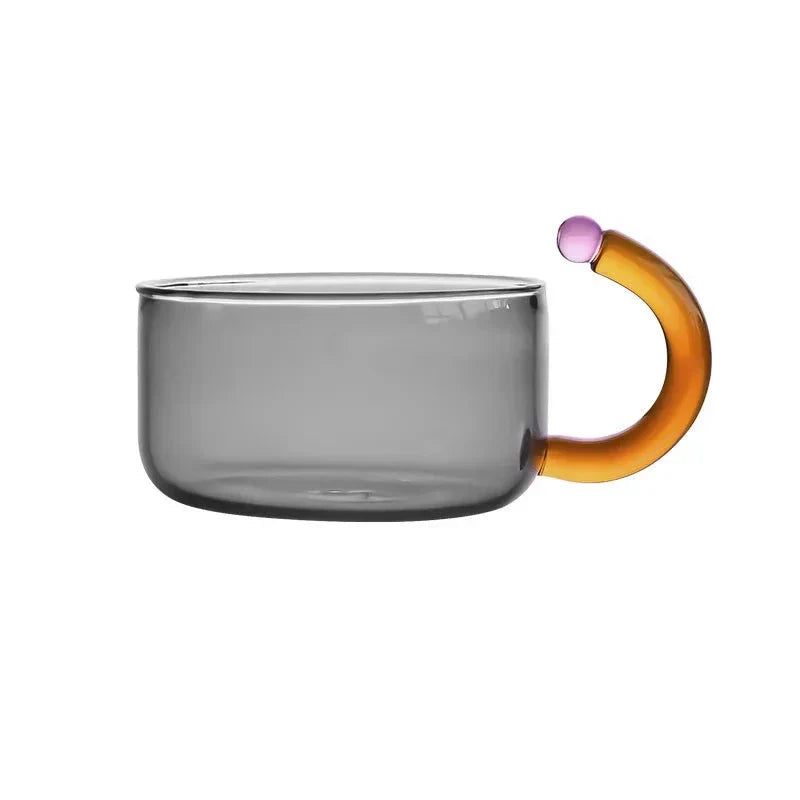 BowLift | Contrasting Color Glass Tea Set