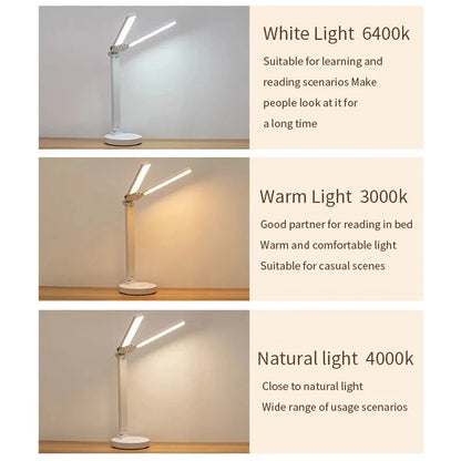 BowLift Adjustable Reading Lamp — Rechargeable, Dimmable, and Perfect for Your Phone Table