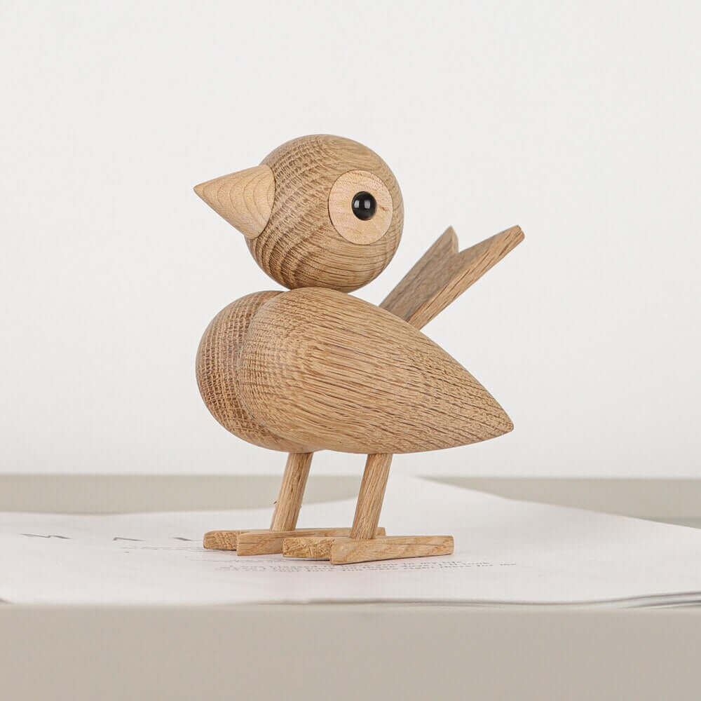 LZINA™ | A little bird told me, Nordic wooden ornament