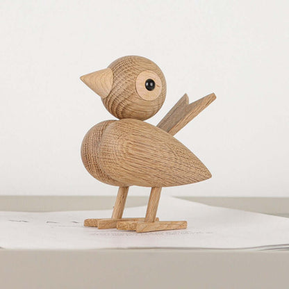 LZINA™ | A little bird told me, Nordic wooden ornament