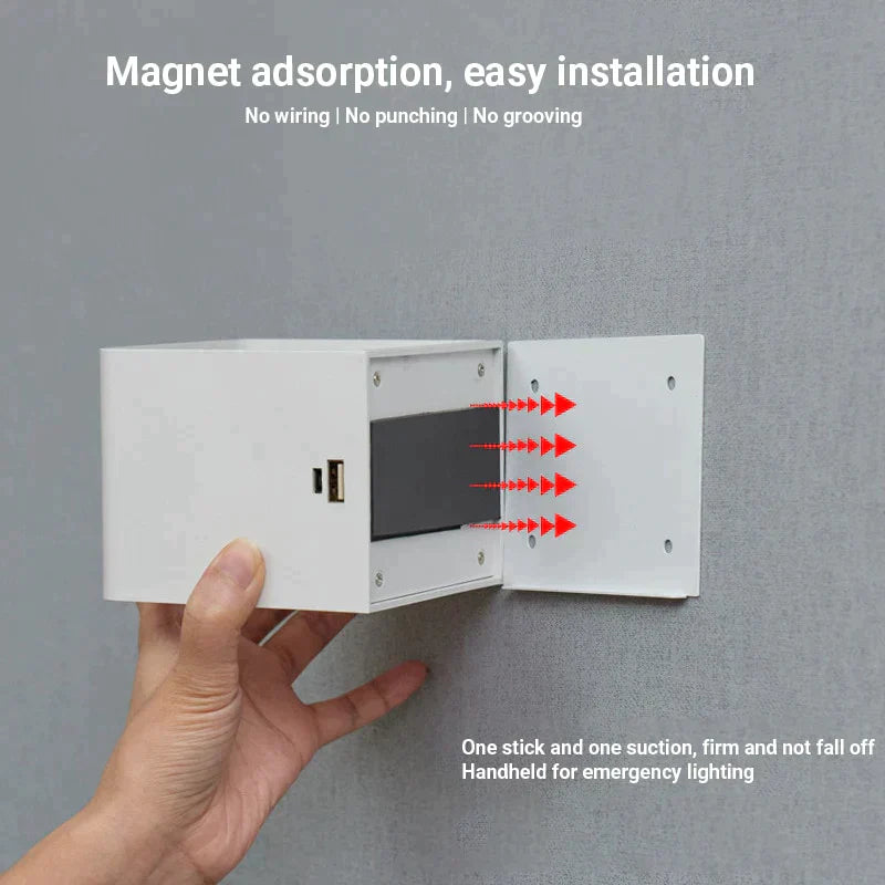 BowLift: Luxurious Wireless Wall Lamp for a Sleek, Cable-Free Glow