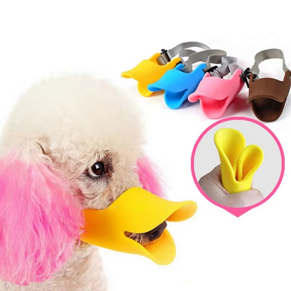 LZINA™ | Adjustable Silicone Duckbill Dog Muzzle for Small and Large Dogs