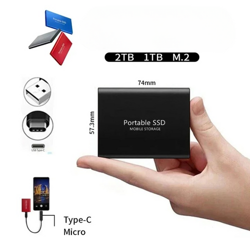 BowLift | Portable SSD 128GB Hard Drive External Storage Compact Fast Best Quality