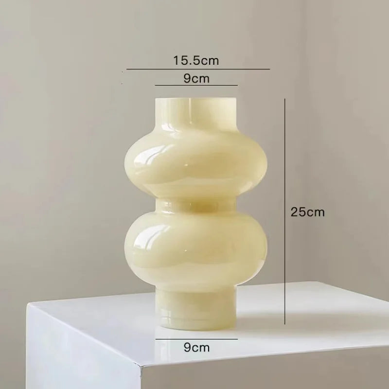 LZINA™ | Chubby 2-stage glass vase