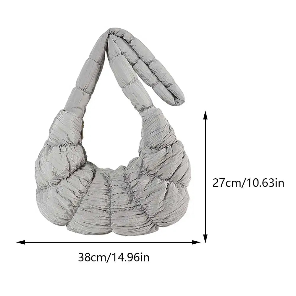 LZINA™ | Puff Croissant Shoulder Bag