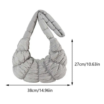 LZINA™ | Puff Croissant Shoulder Bag